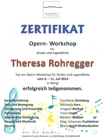 urkunde theresa opern-workshop 2014